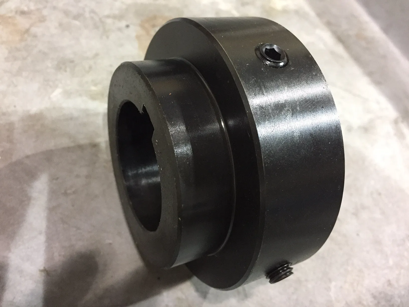 1-7/16" Y-Series Weld on Hub Round Bore with Keyway Set Screw