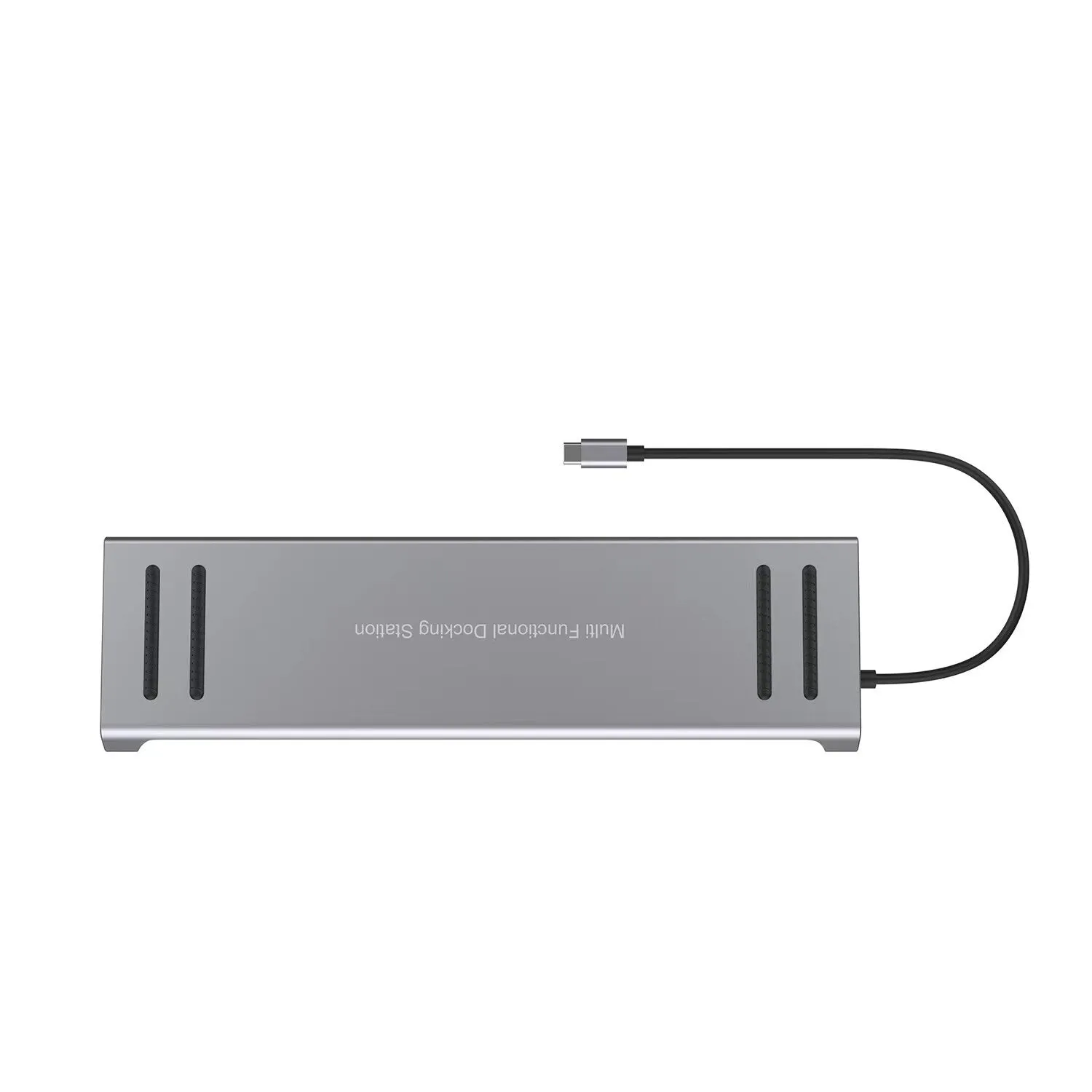 13 in 1 USB C Docking Station Network Hub with HDMI VGA PD 3.0 USB C 10/100M Gigabit Laptop Stand for MacBook iPad Surface pro