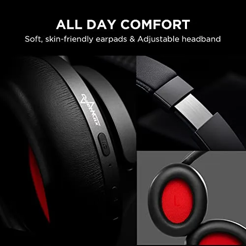 1MORE SonoFlow Active Noise Cancelling Headphones, Bluetooth Headphones with LDAC for Hi-Res Wireless Audio, 70H Playtime, Clear Calls, Preset EQ Via App, Blue