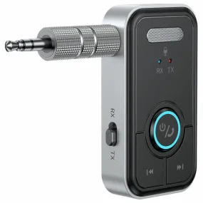 2 in 1 Wireless Bluetooth Adapter Aux Audio Car Adapter Bluetooth 5.3 Adapter Transmitter Receiver for Car TV Computer Speaker