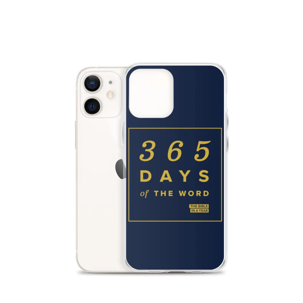 365 Days of the Word Bible in a Year iPhone Case - Navy