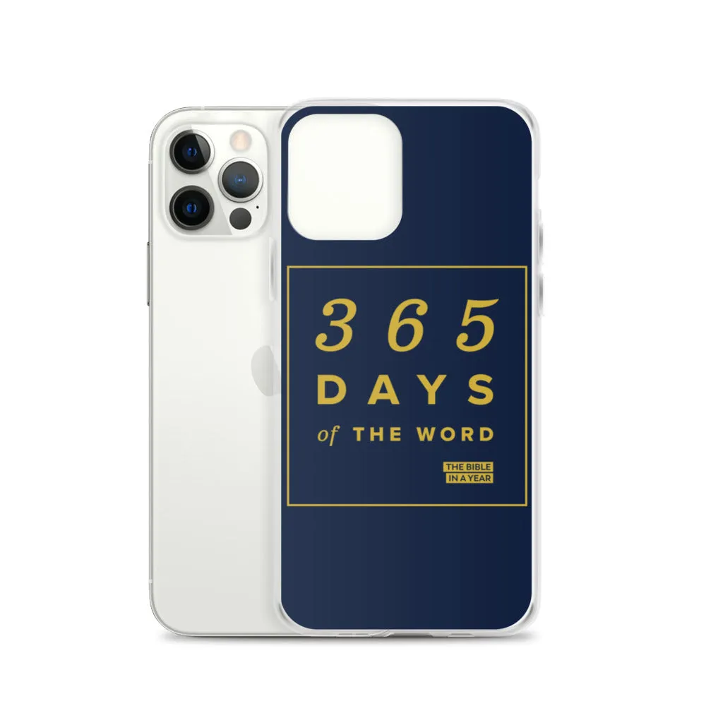 365 Days of the Word Bible in a Year iPhone Case - Navy