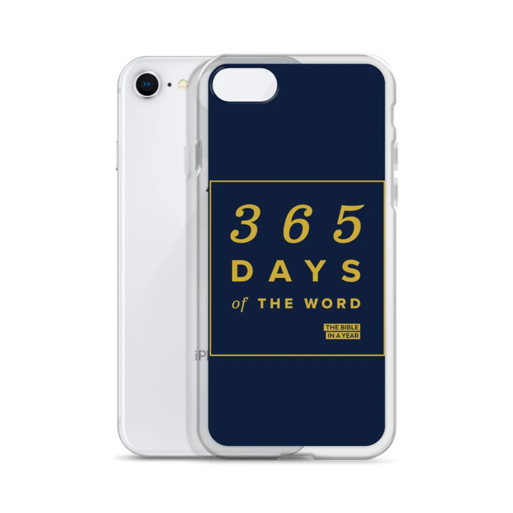 365 Days of the Word Bible in a Year iPhone Case - Navy