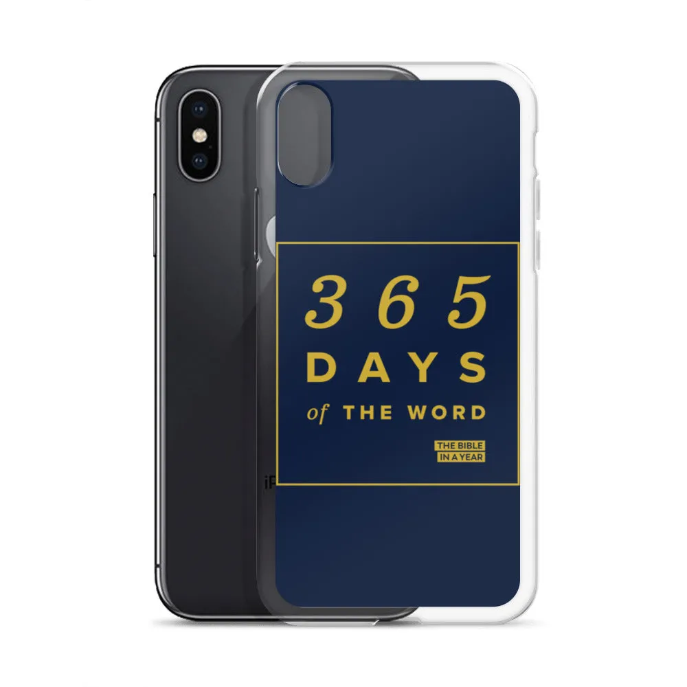365 Days of the Word Bible in a Year iPhone Case - Navy