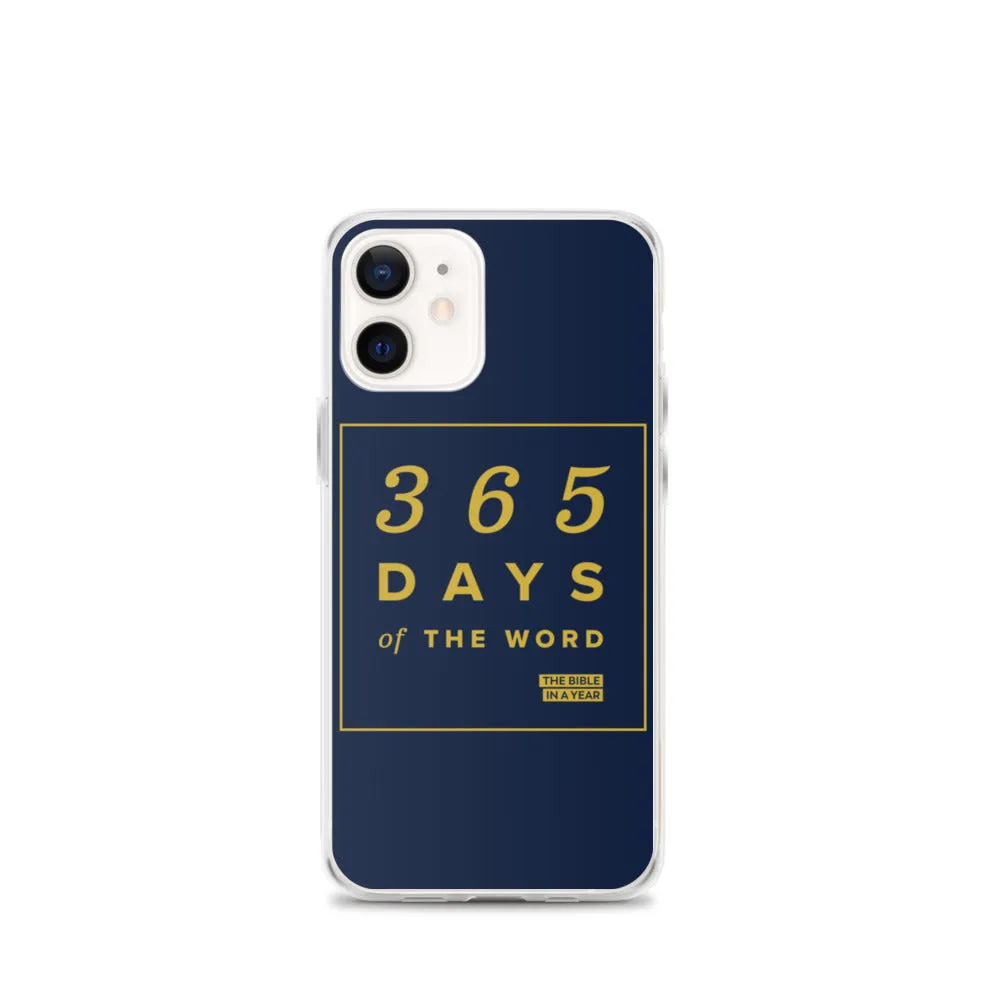 365 Days of the Word Bible in a Year iPhone Case - Navy
