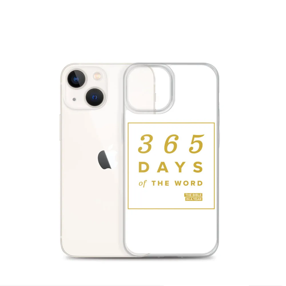 365 Days of the Word Bible in a Year iPhone Case - White