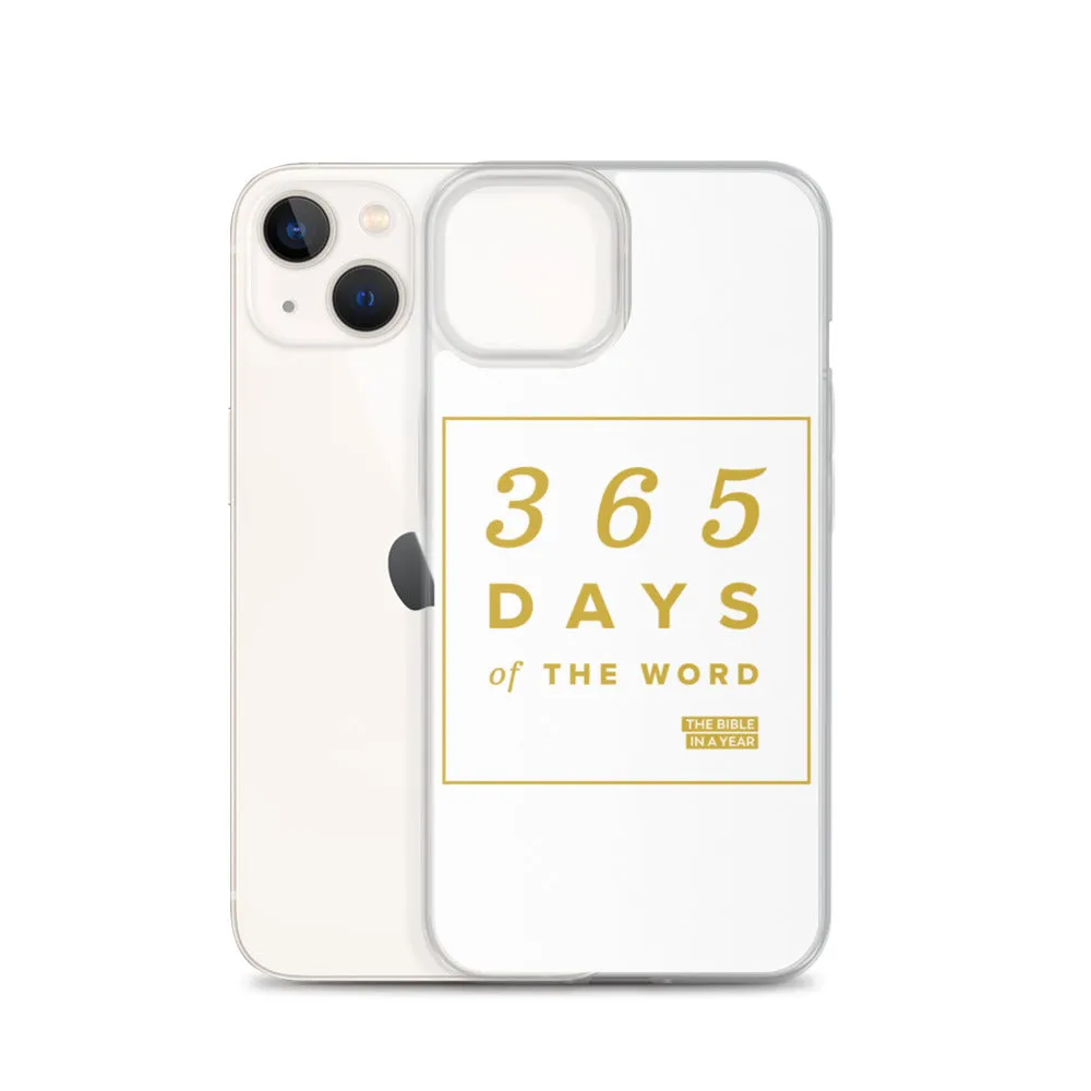 365 Days of the Word Bible in a Year iPhone Case - White