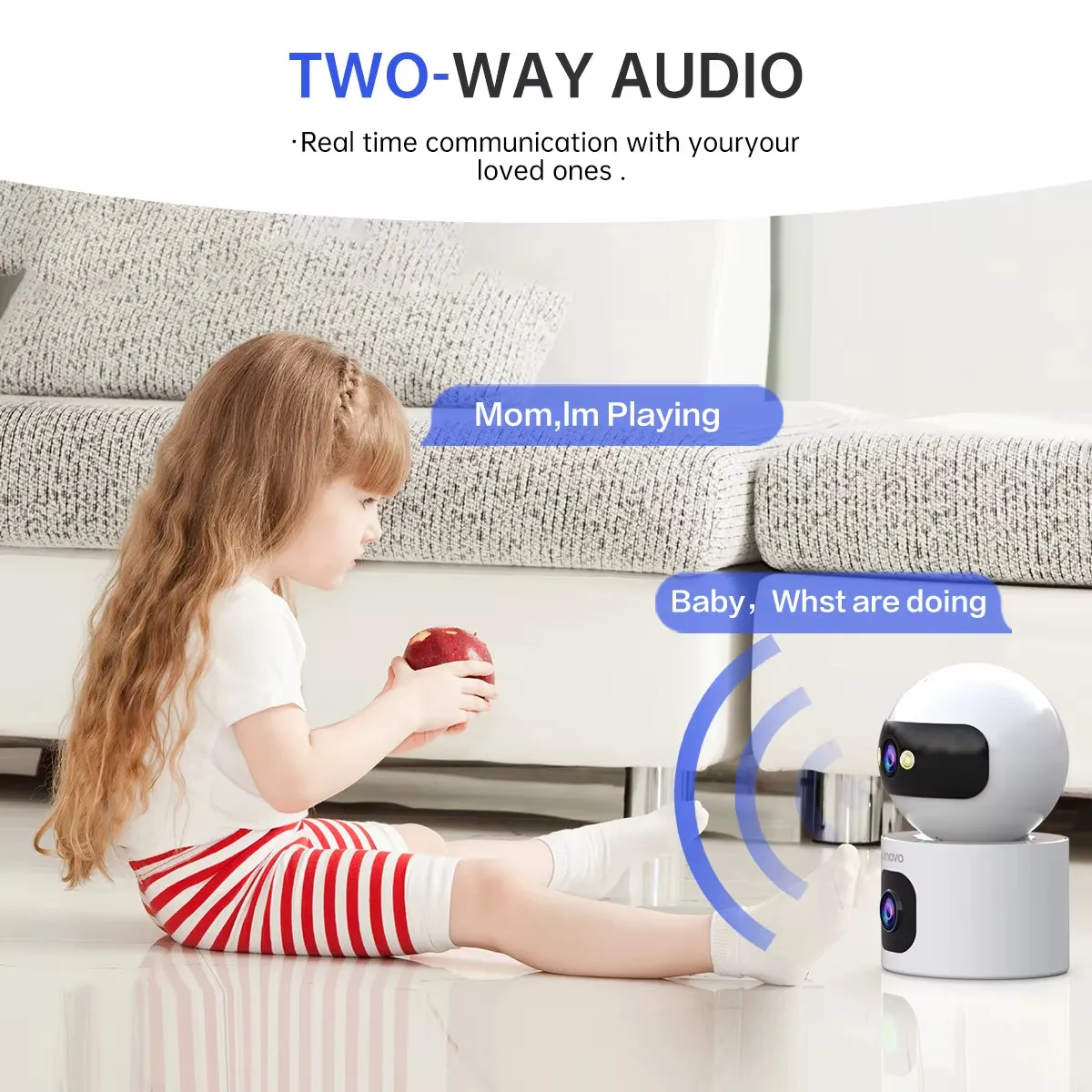 5G WiFi Dual Lens Smart Home Auto Tracking Surveillance