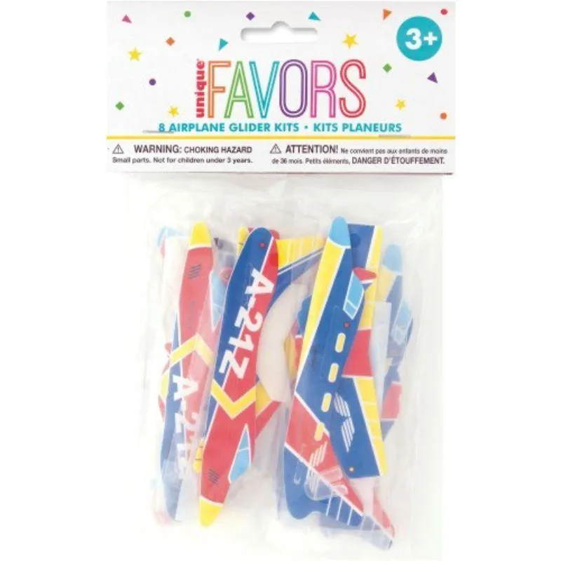 8 Pack Airplane Glider Kits