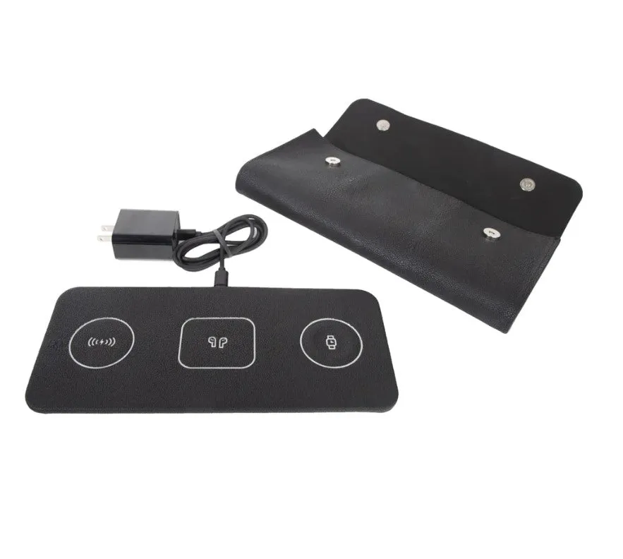 Ace 3 in 1 Portable Wireless Fast Charging Pad