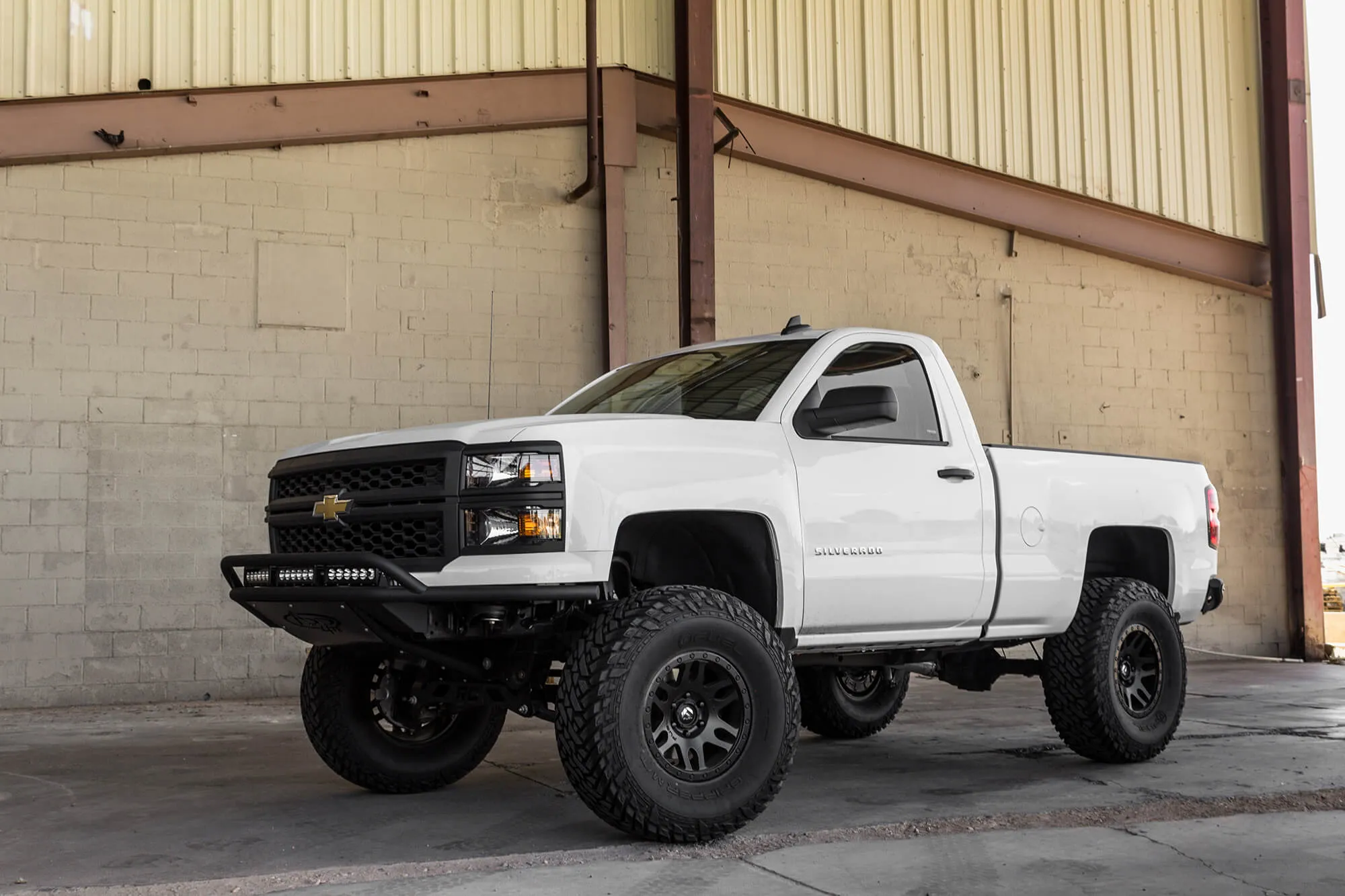 ADD Lite Front Bumper w/ Top Hoop - 2014-2015 Chevy Silverado 1500