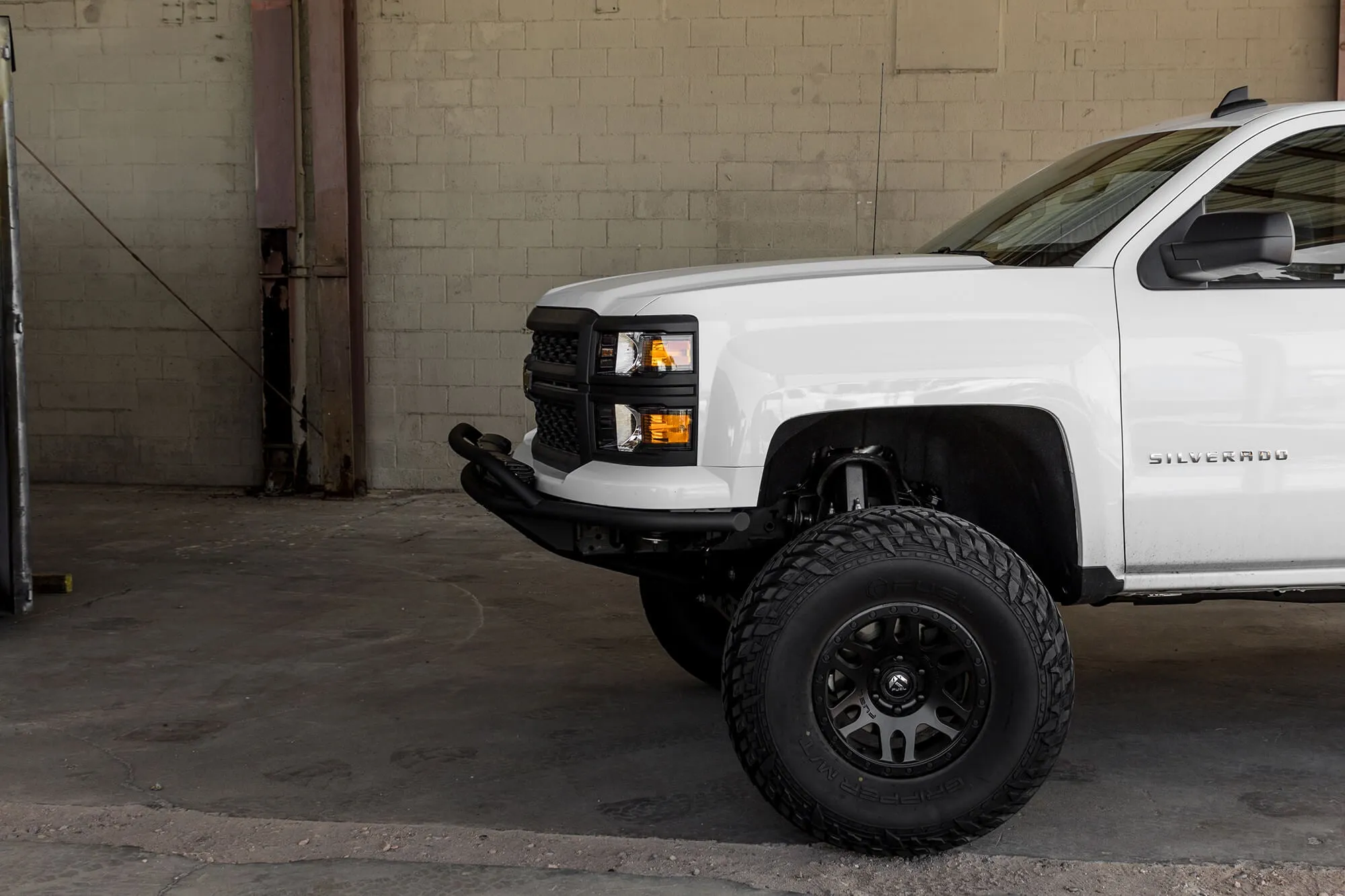 ADD Lite Front Bumper w/ Top Hoop - 2014-2015 Chevy Silverado 1500