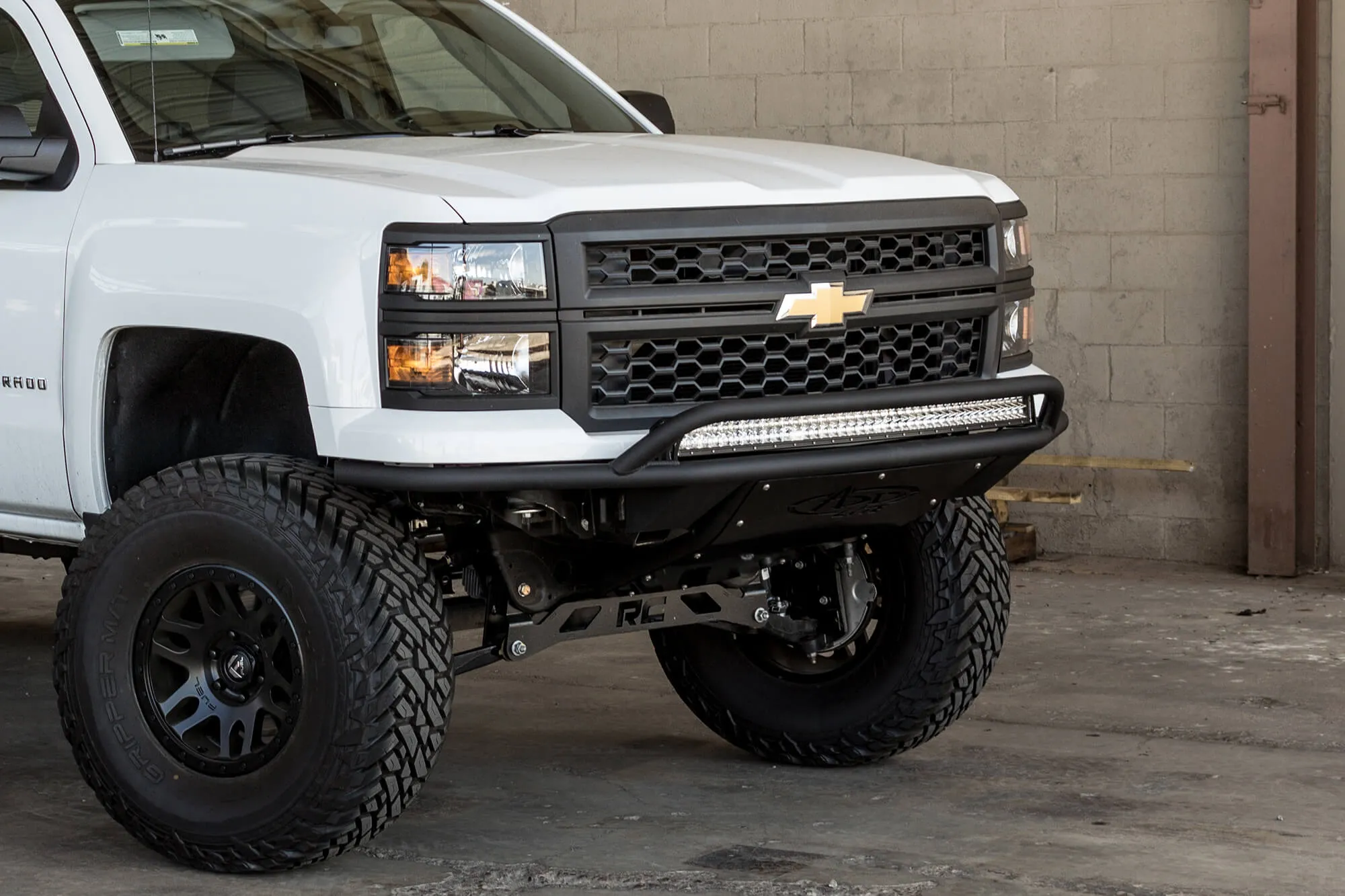 ADD Lite Front Bumper w/ Top Hoop - 2014-2015 Chevy Silverado 1500