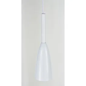 Adjustable White Pendant Light, Kitchen Lamp, 60W, Palermo
