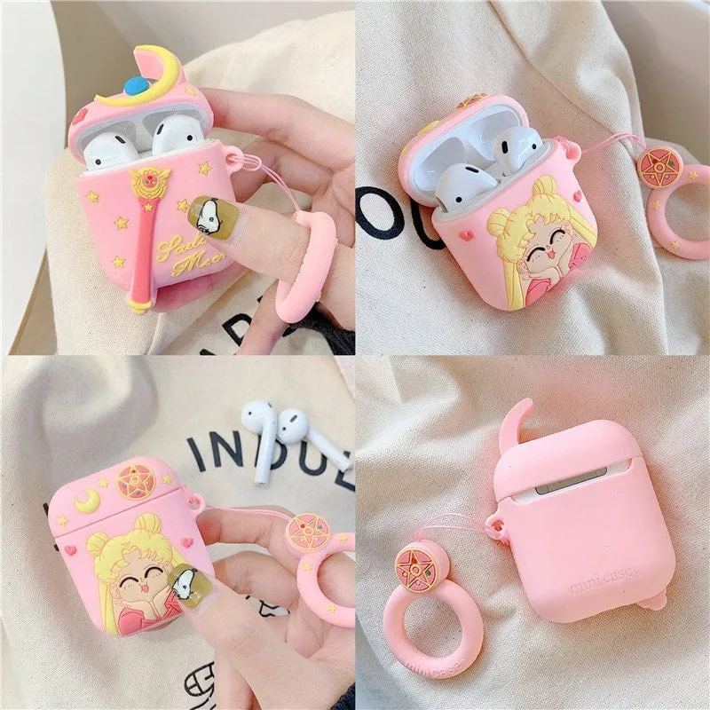 Anime Moon Airpods Pro Case