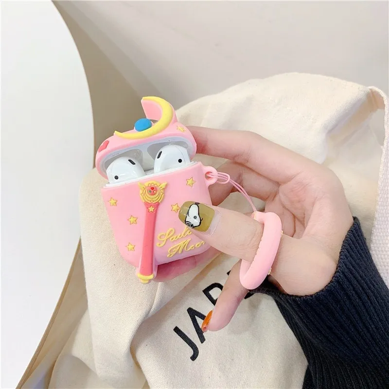 Anime Moon Airpods Pro Case