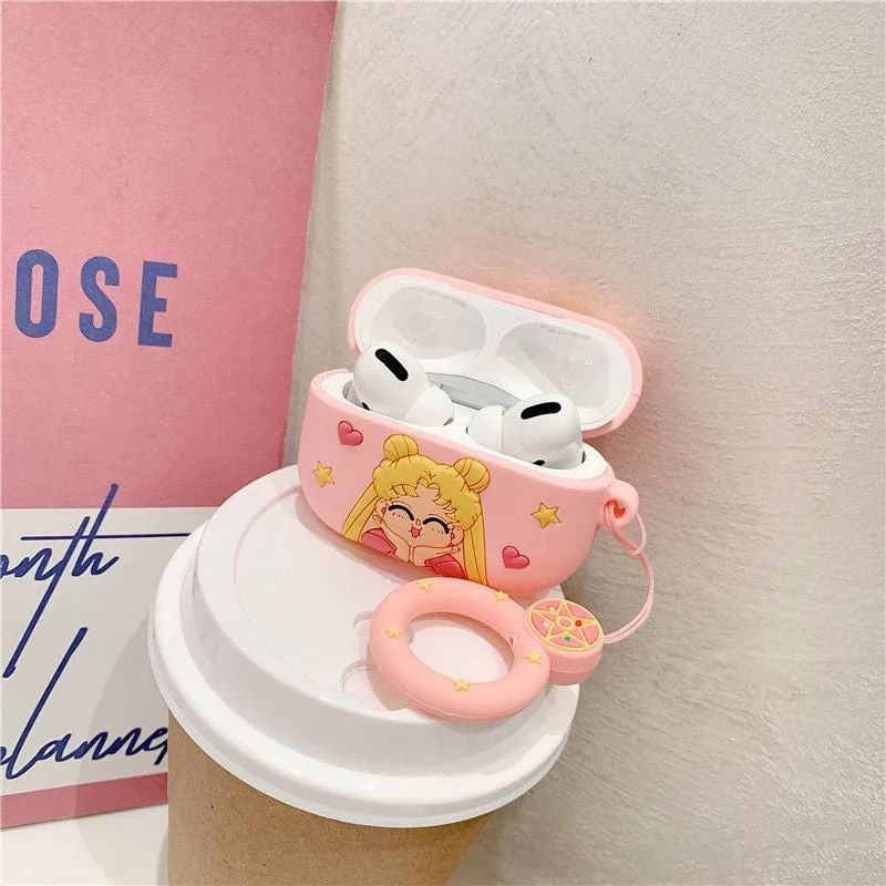 Anime Moon Airpods Pro Case