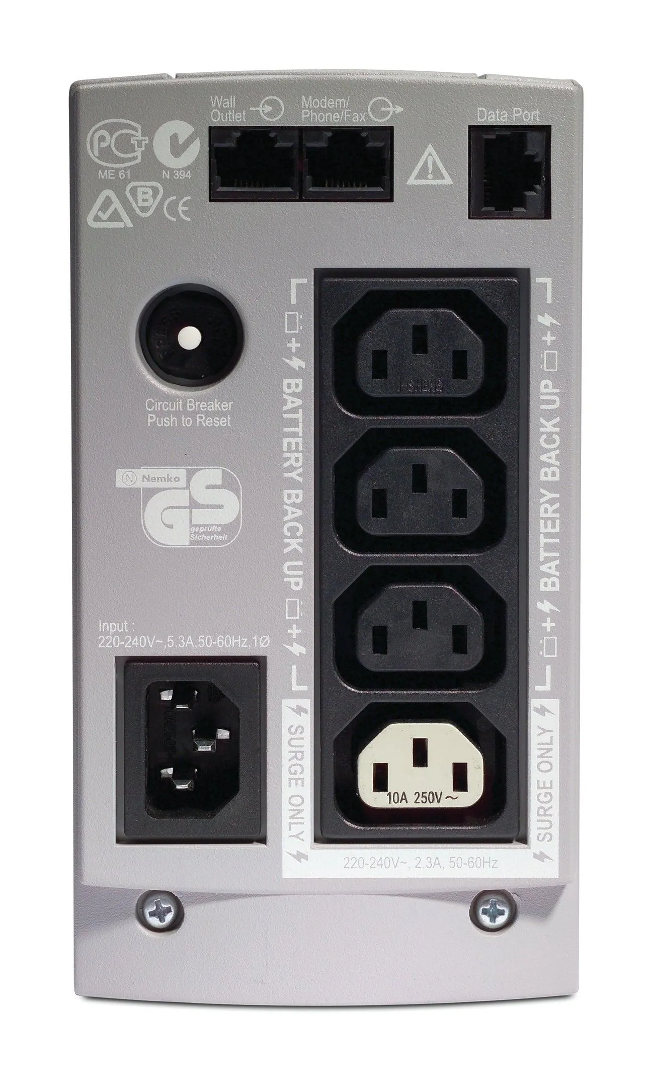 APC APC Back-UPS CS | 650VA|400W | Input 230V|Output 230V | Interface Port DB-9 RS-232 | USB (BK650EI)