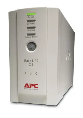 APC Back-UPS CS | 350VA|210W | Input 230V|Output 230V | Interface Port DB-9 RS-232 | USB (BK350EI)