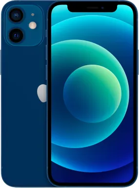 Apple iPhone 12 Mini, 64GB, Blue - Unlocked (Renewed Premium)