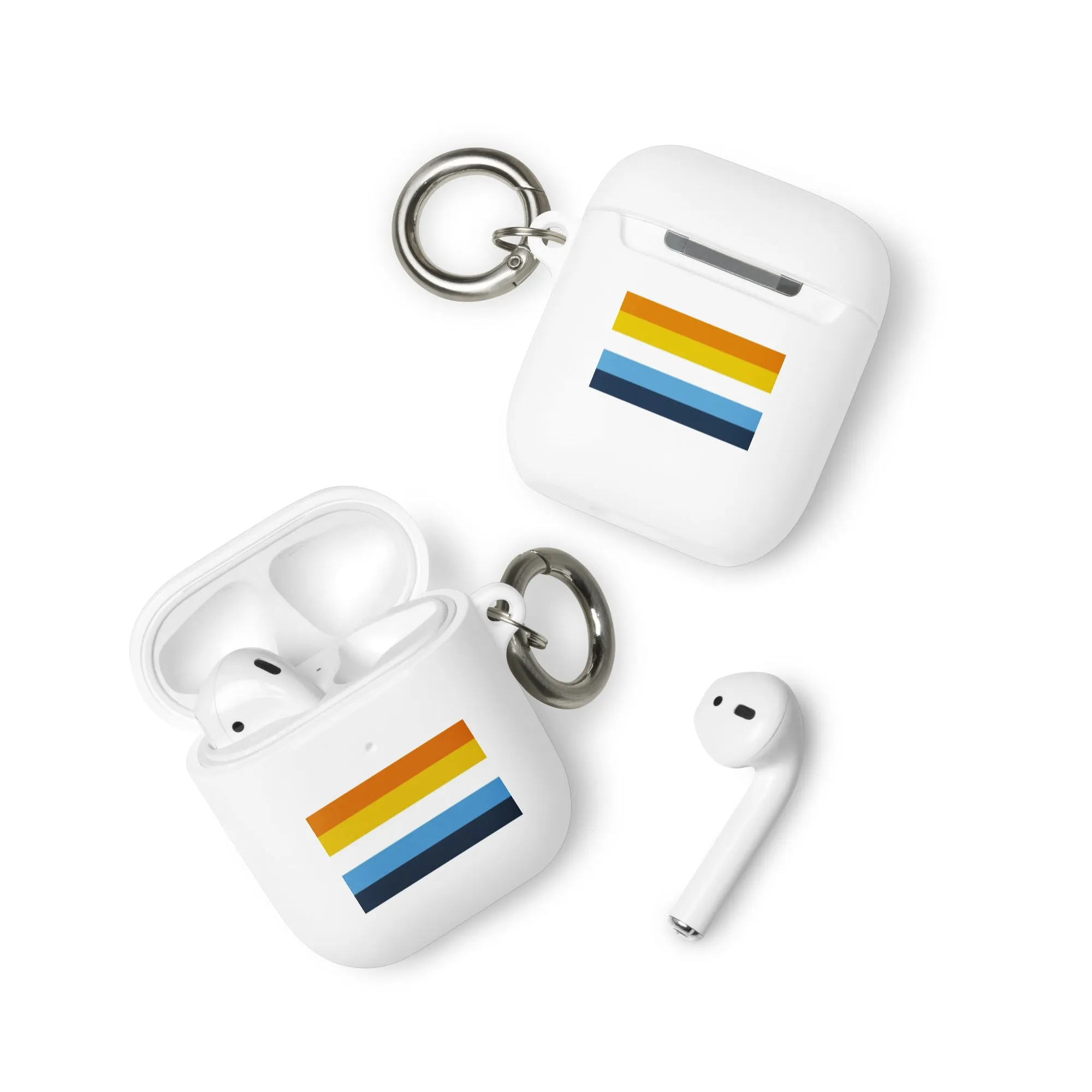 Aroace Pride Flag Rubber Case for AirPods