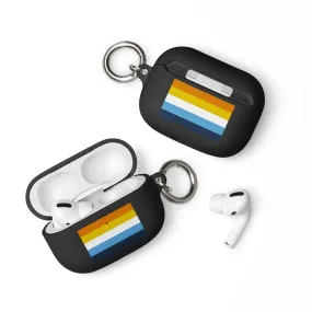 Aroace Pride Flag Rubber Case for AirPods