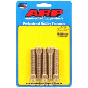 ARP 12mm x 1.5 Wheel Stud Kit - 2.500, .509 Knurl, Press-In, Right Hand Thread, Set of 5