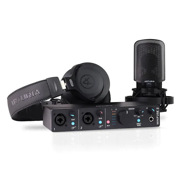 Arturia MINIFUSE Recording Pack (Black)