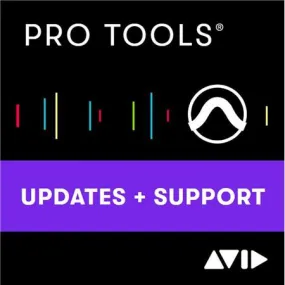Avid Pro Tools Perpetual License New with 1 Year Software Updates Support Plan