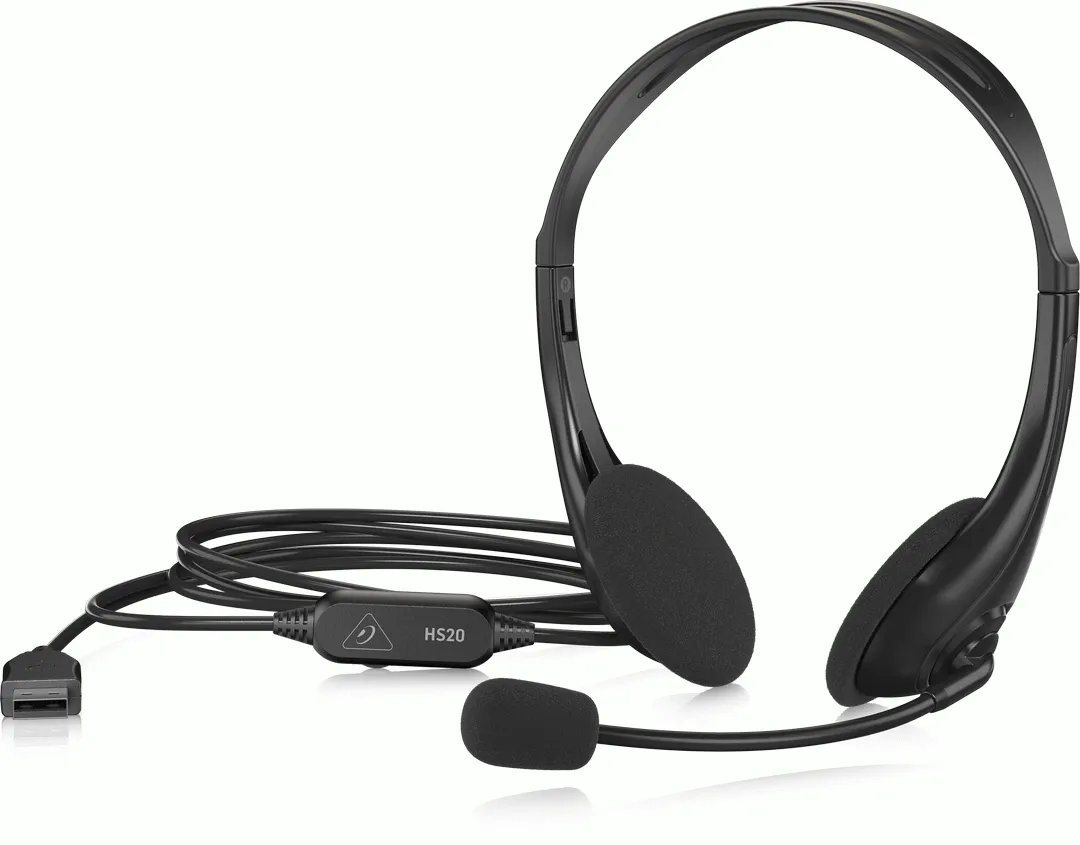 Behringer HS20 USB Stereo Headset w/ Mic