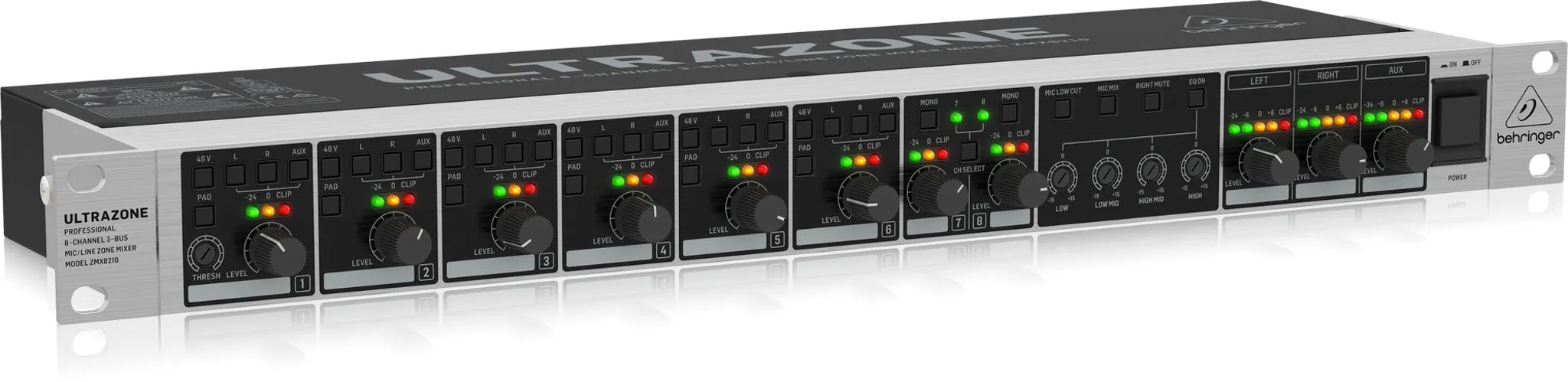 Behringer ZMX8210 V2 Professional 8-Channel Zone Mixer