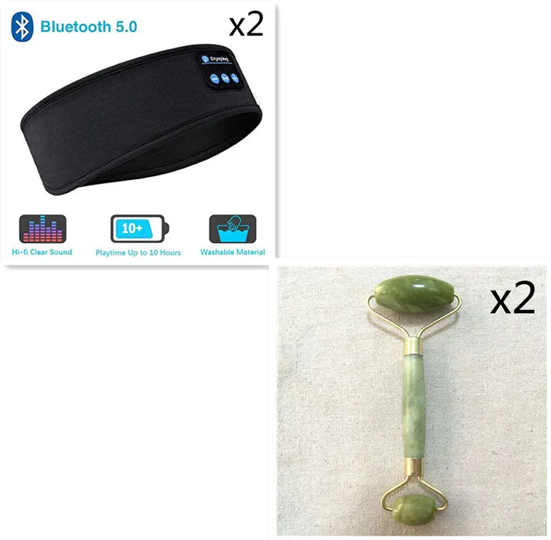 Bluetooth Headphones /Sleep Elastic Eye-mask for Side Sleepers