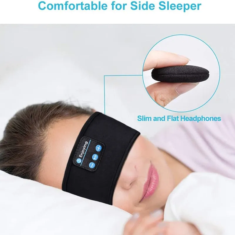 Bluetooth Headphones /Sleep Elastic Eye-mask for Side Sleepers