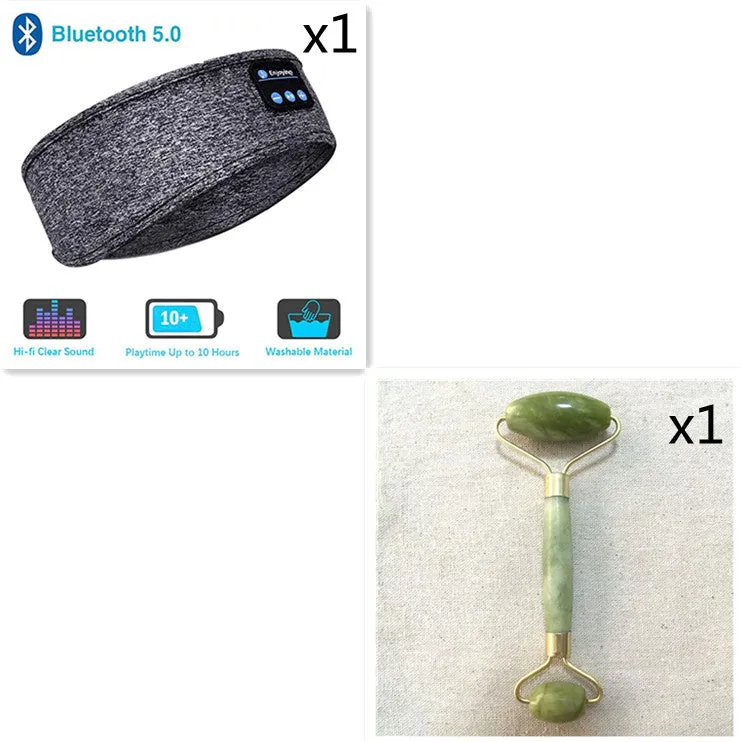 Bluetooth Headphones /Sleep Elastic Eye-mask for Side Sleepers