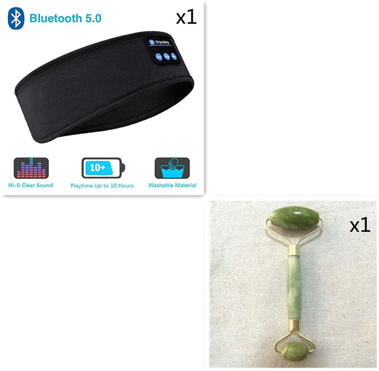 Bluetooth Headphones /Sleep Elastic Eye-mask for Side Sleepers