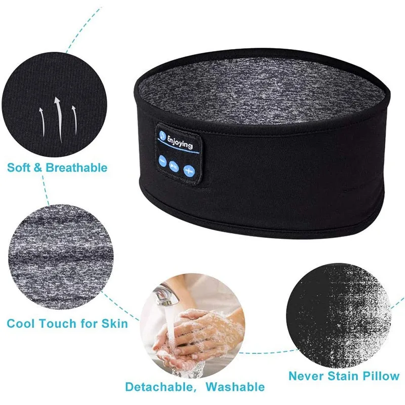 Bluetooth Headphones /Sleep Elastic Eye-mask for Side Sleepers