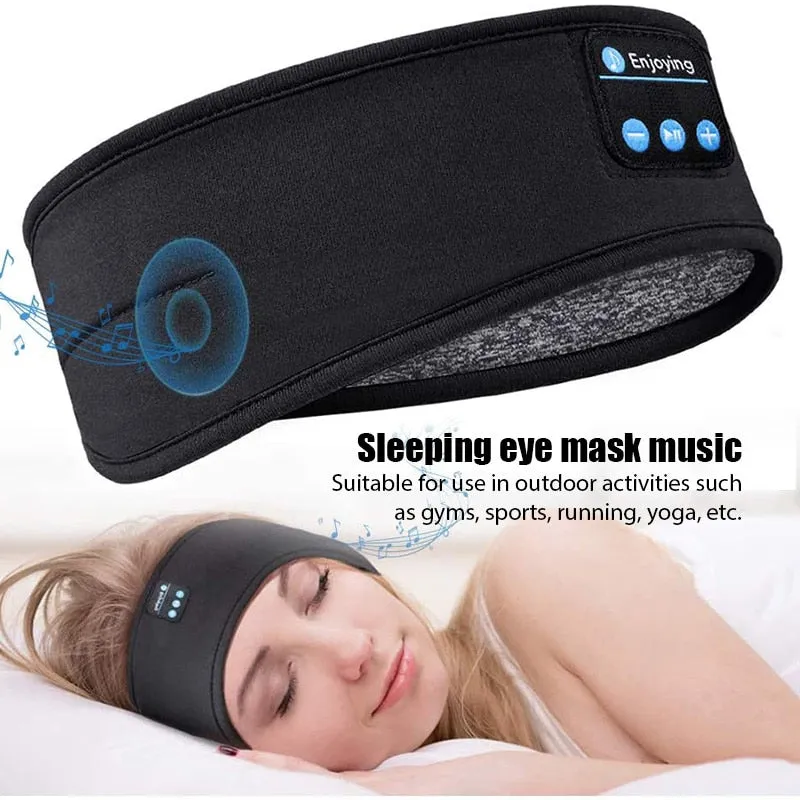 Bluetooth Headphones /Sleep Elastic Eye-mask for Side Sleepers