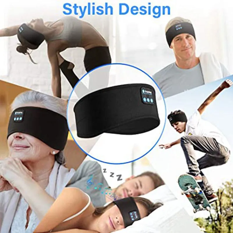 Bluetooth Headphones /Sleep Elastic Eye-mask for Side Sleepers