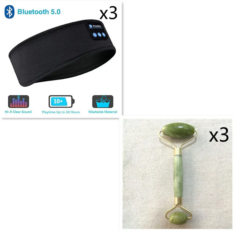 Bluetooth Headphones /Sleep Elastic Eye-mask for Side Sleepers
