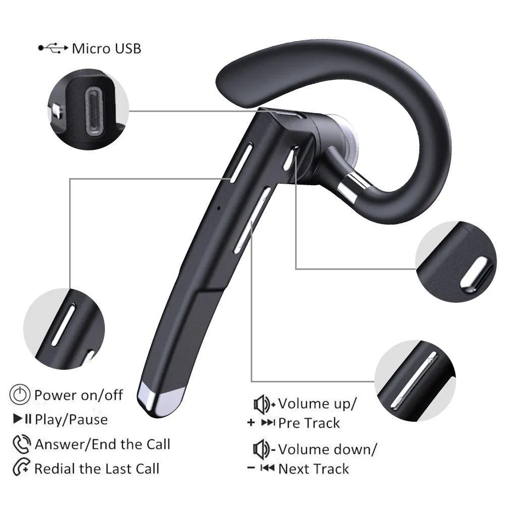 Bluetooth Wireless Earphone Headphones 5.0 For iPhone Xiaomi