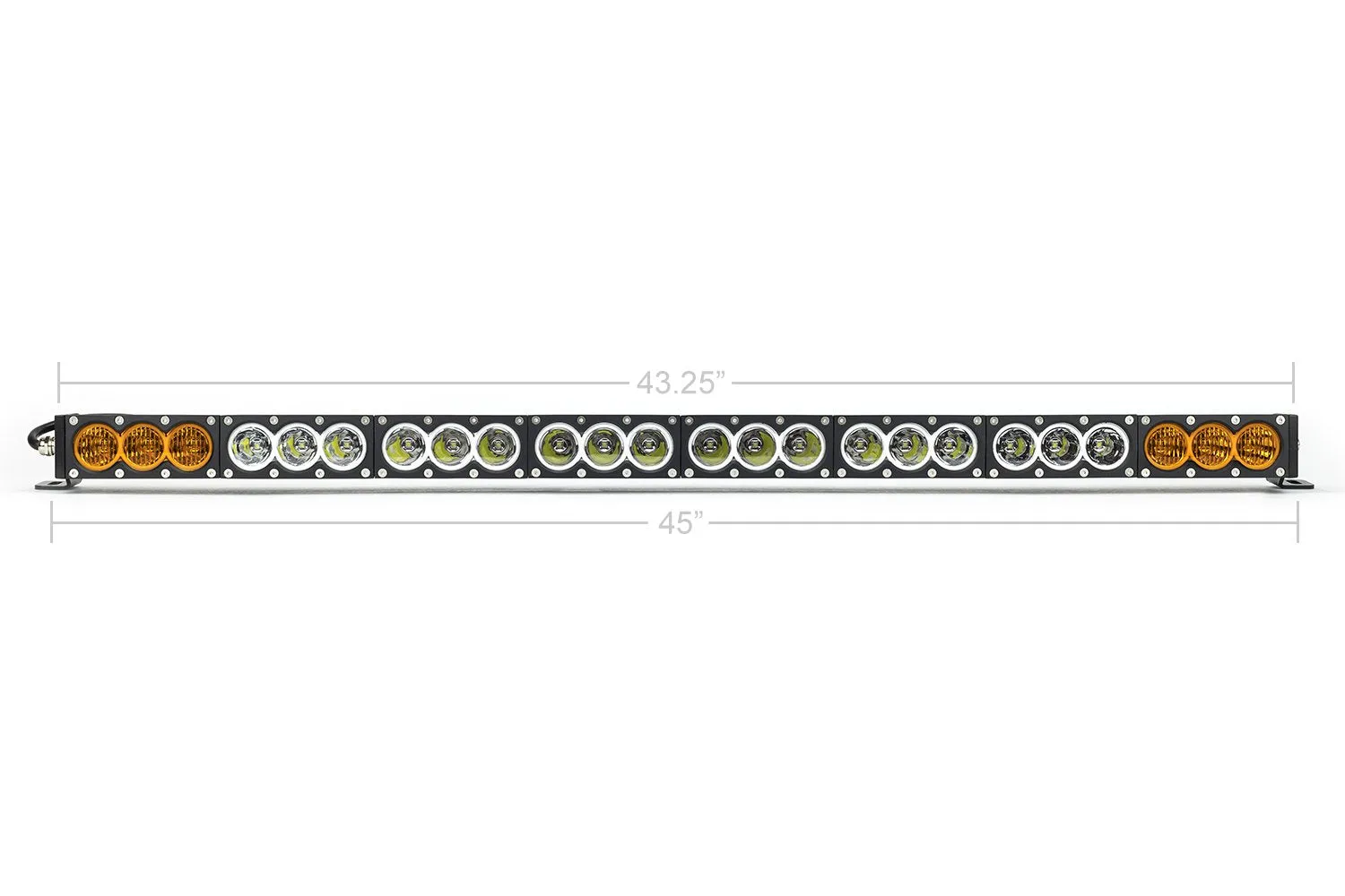 Cali Raised LED 43" Amber/White Dual Function LED Light Bar