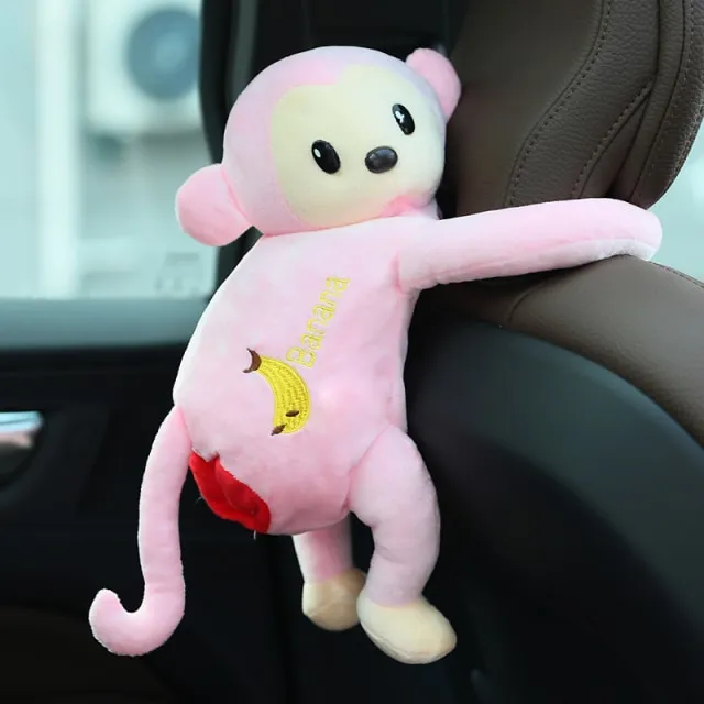 Cartoon Monkey Tissue Box