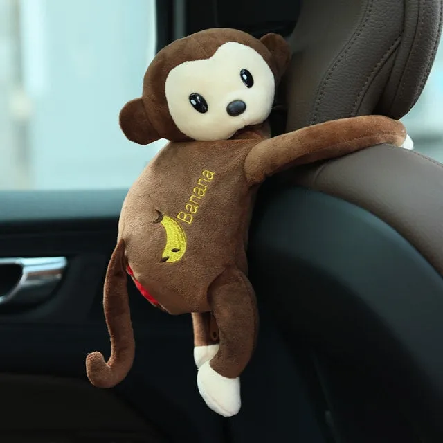 Cartoon Monkey Tissue Box