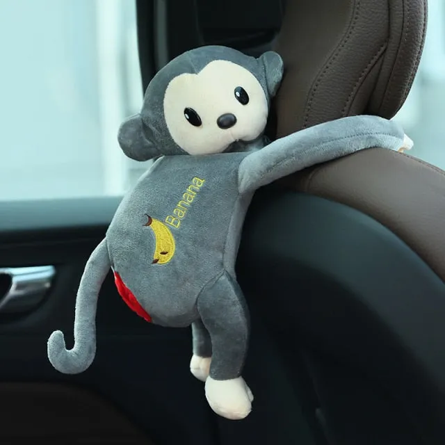 Cartoon Monkey Tissue Box
