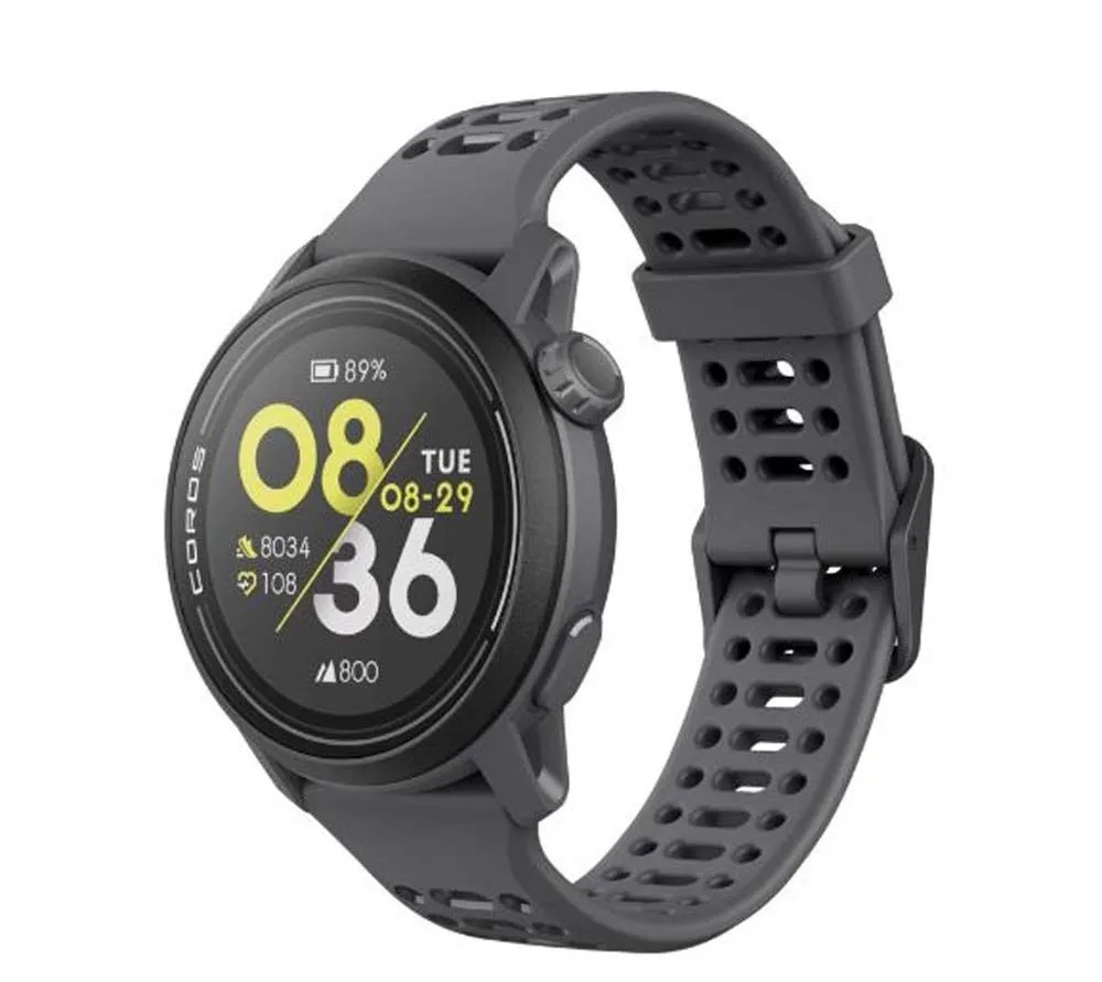 Coros Pace 3 GPS Sport Watch in Black with Silicone Band