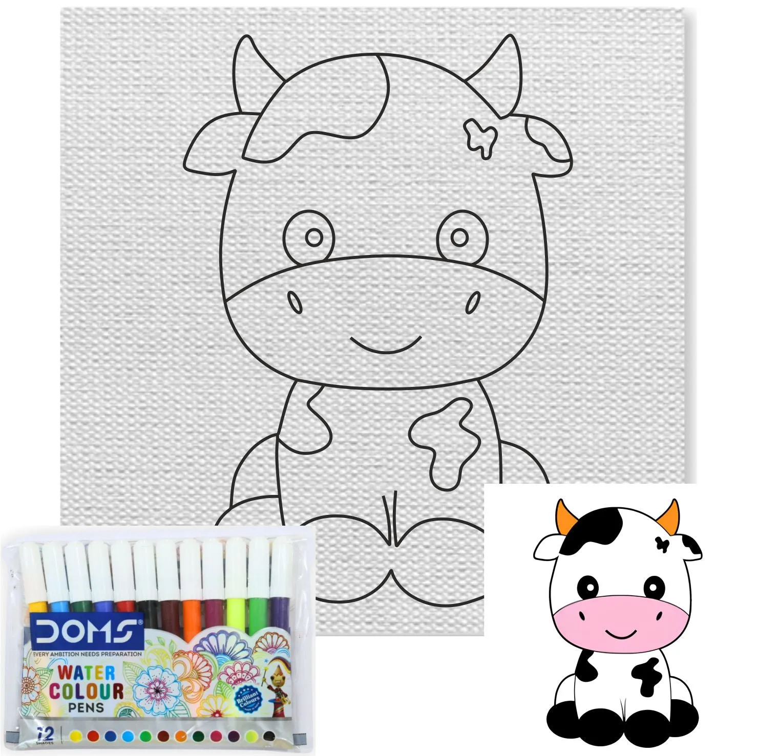 Cow Canvas Kit