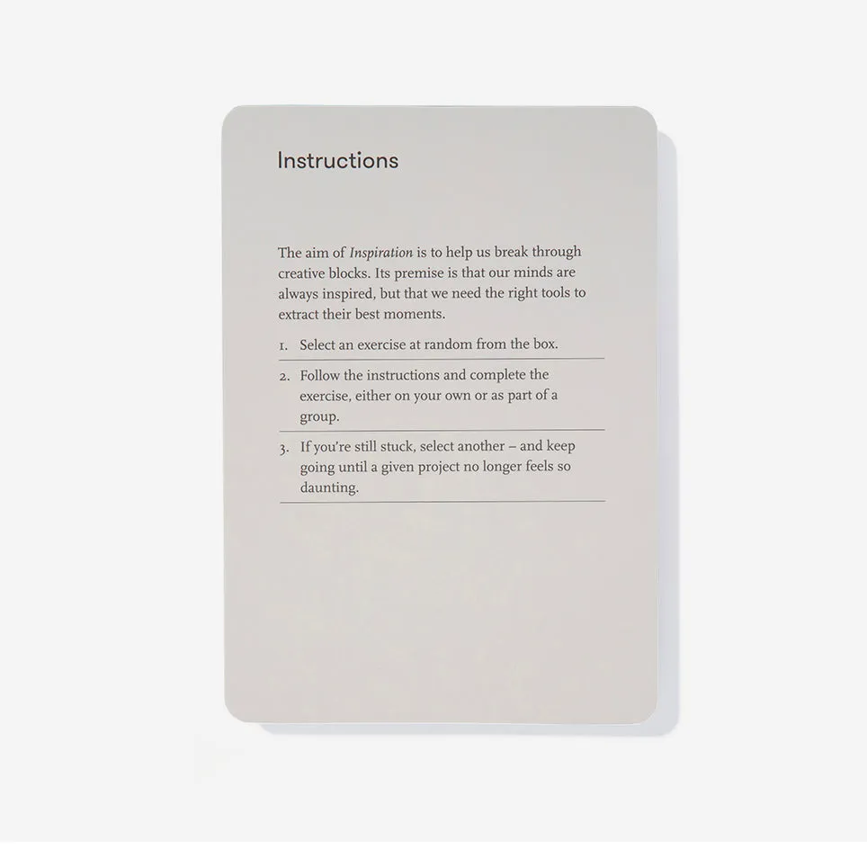 Creative Thinking Game - Inspiration