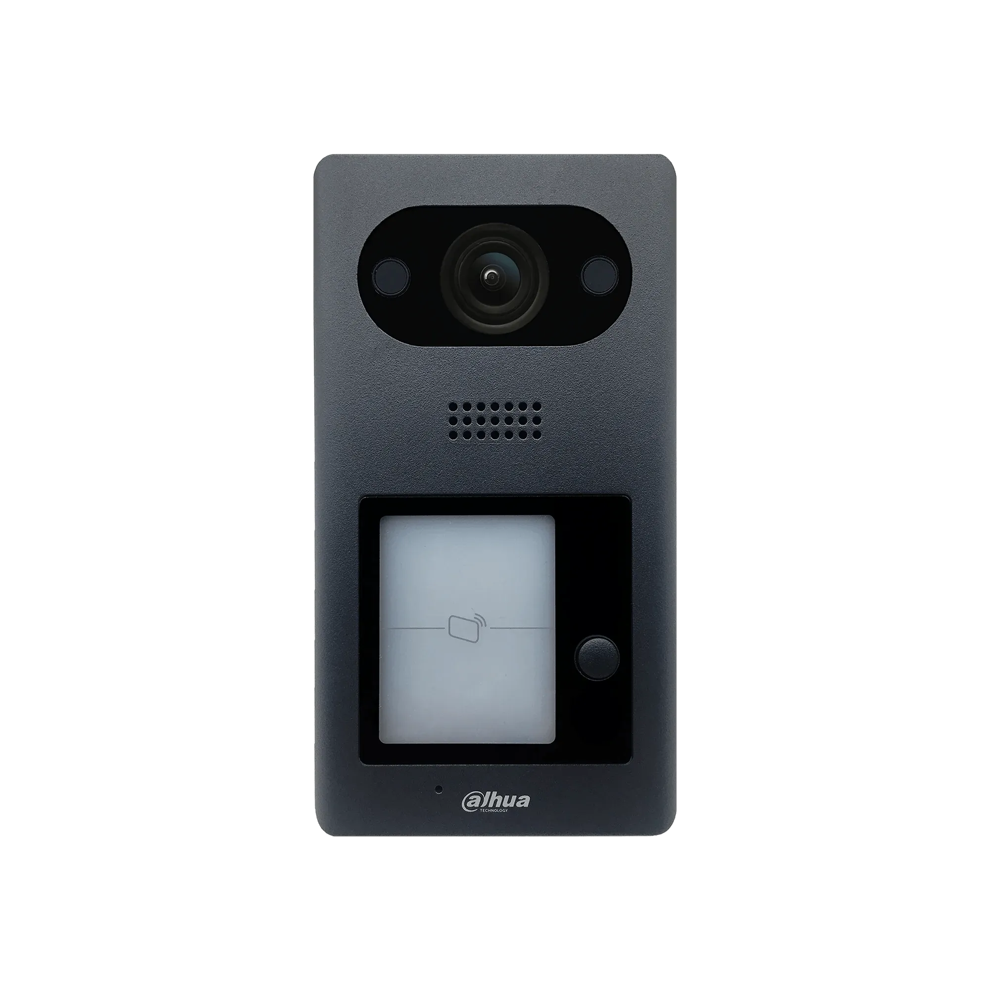 Dahua Intercom Kit, Black, Outdoor Station with Mifare Card Reader and 7-inch Touch Screen, KIT-DHI-7INBLK3211D-P
