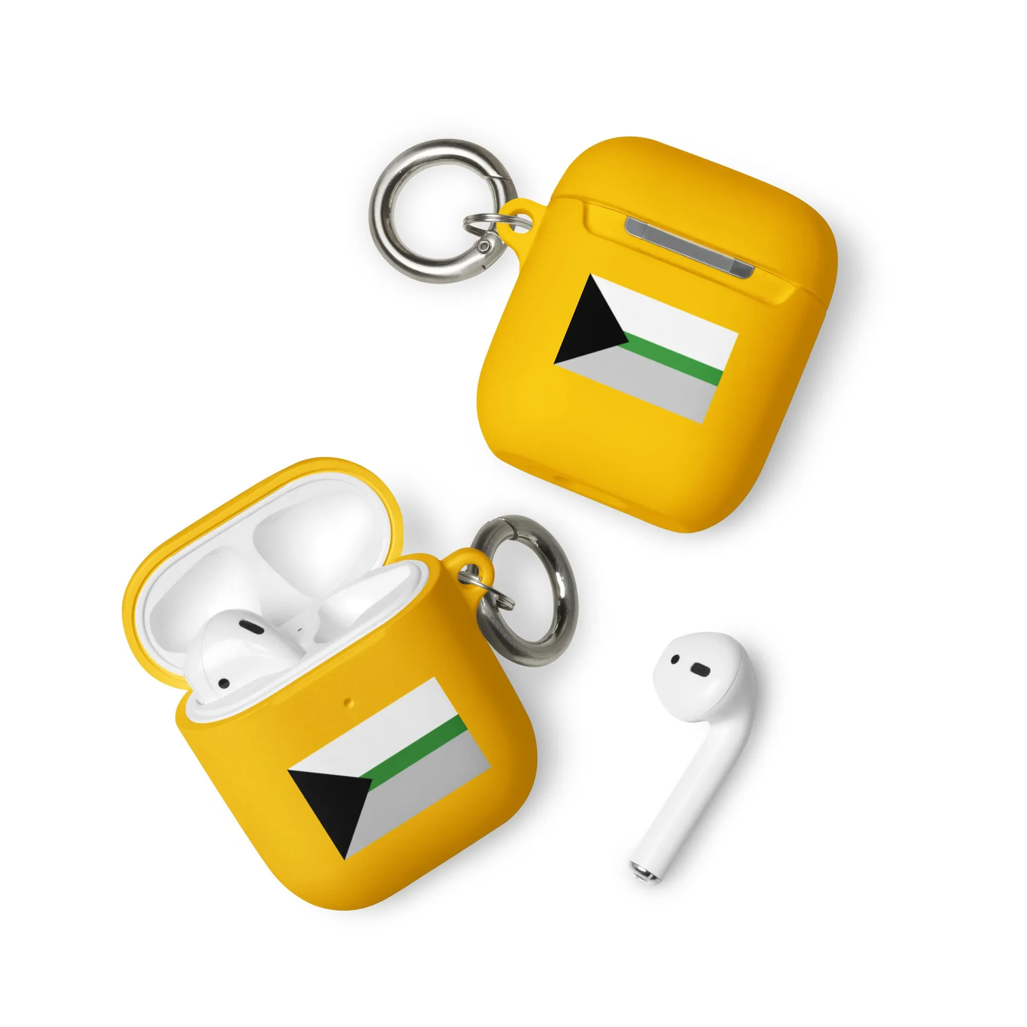 Demiromantic Pride Flag Rubber Case for Apple AirPods