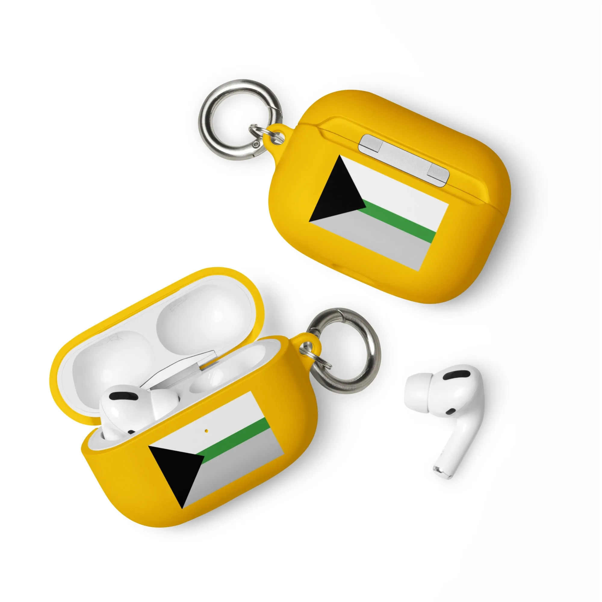 Demiromantic Pride Flag Rubber Case for Apple AirPods